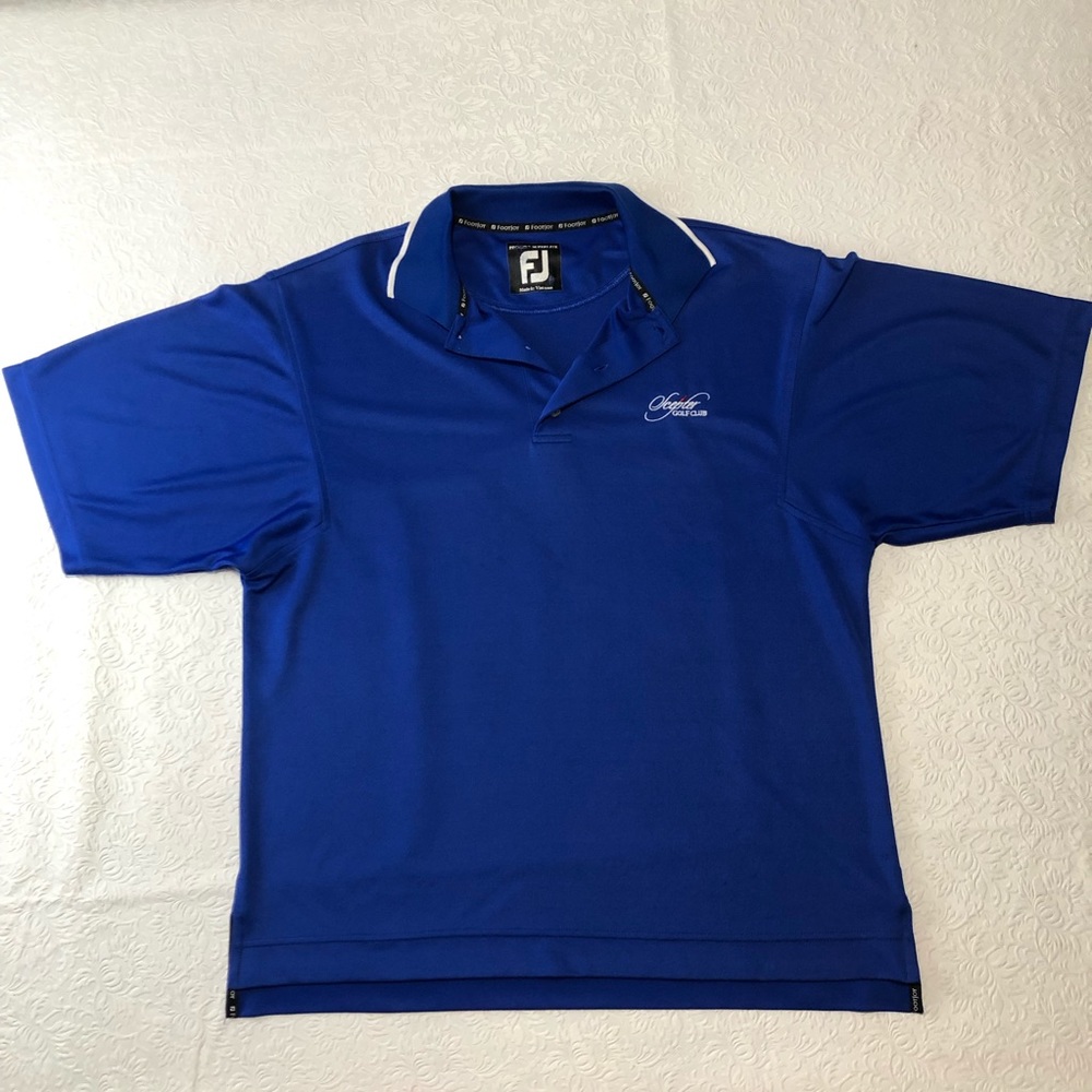 FOOTJOY FJ GOLF POLO SHIRT Large Sceptor Golf Club
